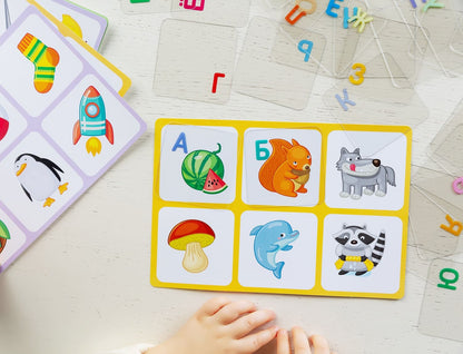 ЛОТО ПЛАСТИК "АЗБУКА" СЕРИЯ 10КОР ПЛАСТИК в кор.14шт