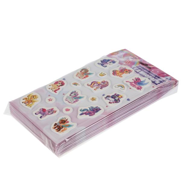 Мягкие многораз. Autocollants 137x247mm pour enfants, taille jusqu'à 10 pouces, cor.40up