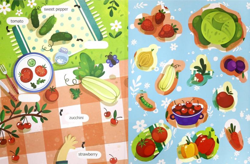 Английский.Что растет в моем саду?:обучающая книж