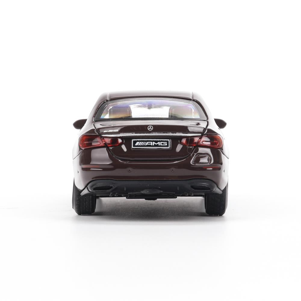 Машина металл MERCEDES-BENZ classe e amg 12см, дв,баг,ин,бордовый, кор. Parc technologique dans le cor.2*36шт