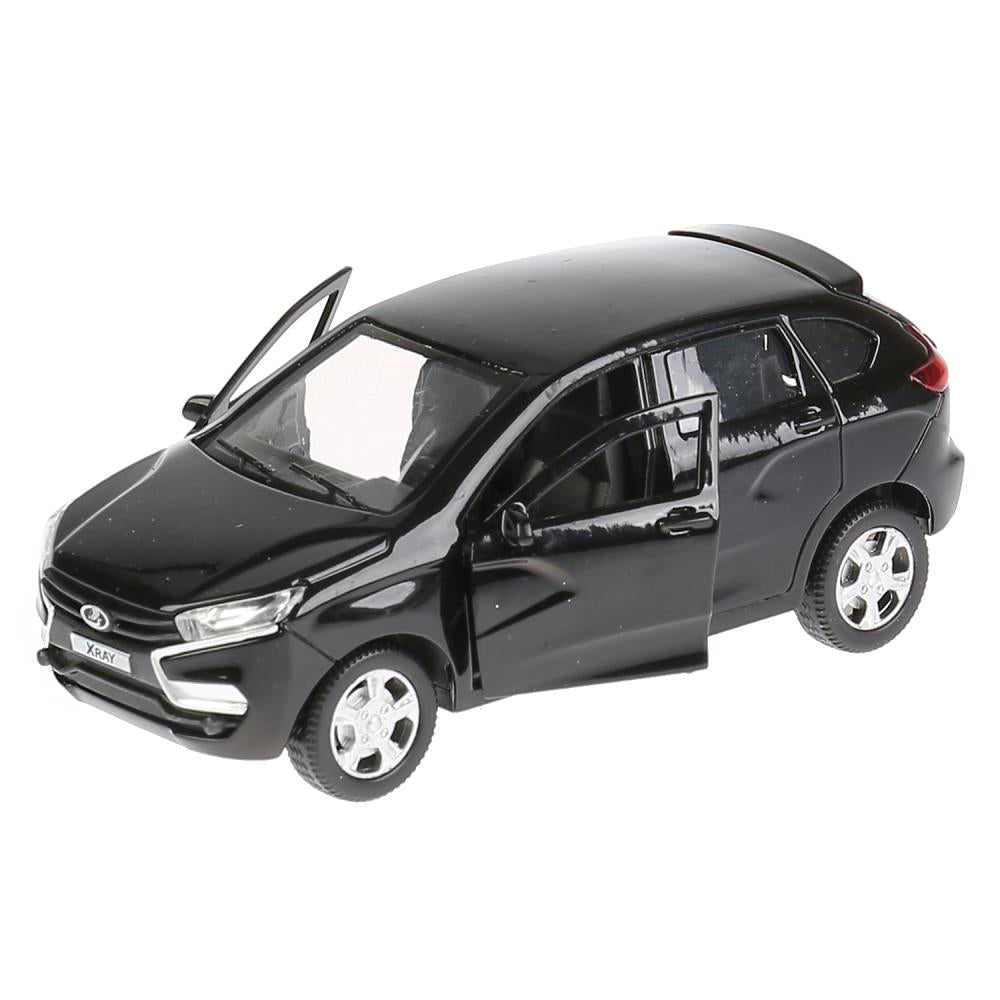XRAY-BK Машина металл LADA XRAY, 12см, открыватель. двери, инерц, черный 9818 в кор. Технопарк в кор.2*36
