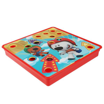 Большая пластиковая мозаика для малышей Ми-ми-мишки 10 карт., 46 фишек ИГРАЕМ ВМЕСТЕ в кор.2*18шт