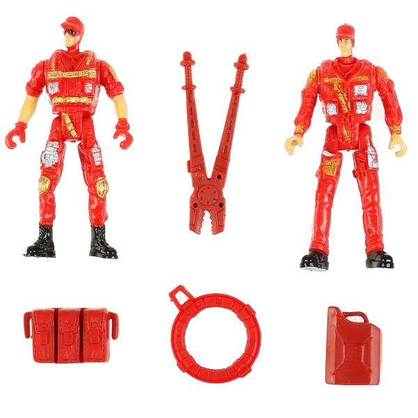 НАБОР СОЛДАТИКОВ ПОЖАРНЫЕ, С АКСЕСС. НА БЛИСТЕРЕ "ИГРАЕМ ВМЕСТЕ" в кор.2*80шт