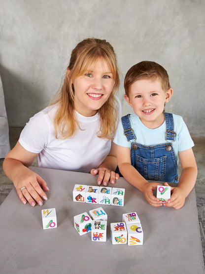 ДК.Кубики "Кубики для умников. Азбука" 12 шт (без обклейки) арт.00712 /20*