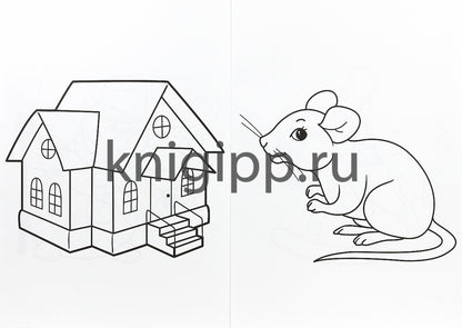 РАСКРАСКА А4 эконом. ДЛЯ САМЫХ МАЛЕНЬКИХ