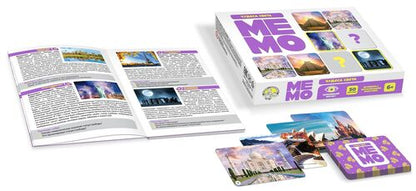 Jeu de mémo "Чудеса света" (50 cartes)