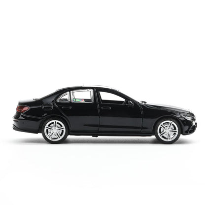 Машина металл MERCEDES-BENZ e-class amg 12см, дв,баг,ин,черный, кор. Технопарк в кор.2*36шт