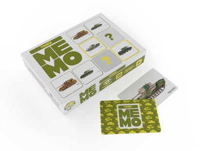 Игра настольная МЕМО "Танки" (50 карточек)