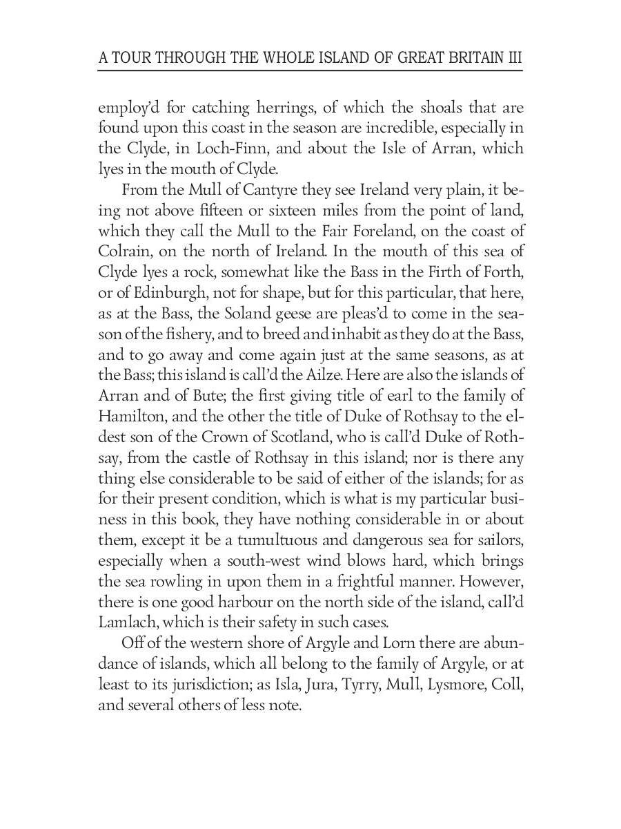 A Tour Through the Whole Island of Great Britain III = Тур через Великобританю 3. Т. 8: на англ.яз