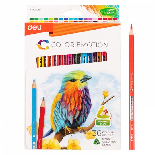 Карандаши 36цв Color Emotion трехгранные (EC00230)