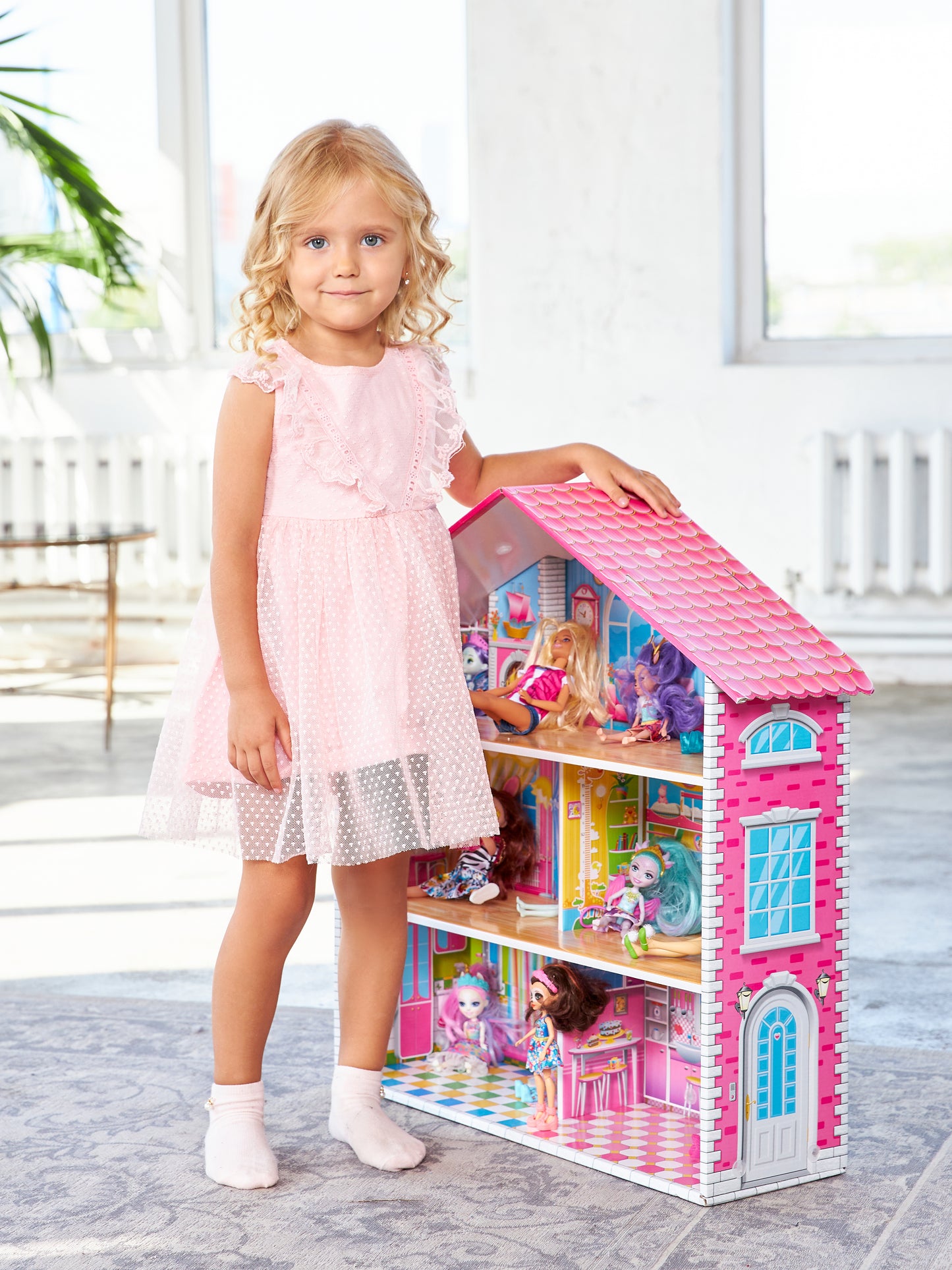 Кукольный домик быстрой сборки. Dream House. "Усадьба"