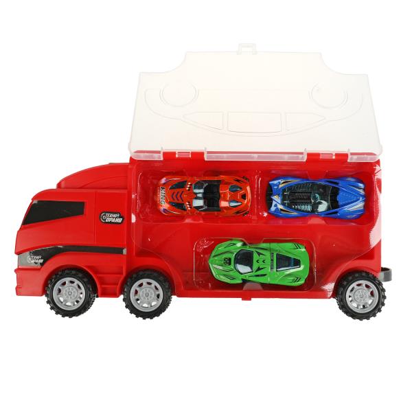 Tracteur avec catapulte, 3 machines, cor.29,8*12*8,3 cm, ТЕХНОДРАЙВ dans cor.2*36шт