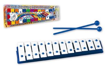 Металлофон 12 тон. подар.упаковка(Польша) П-315/20