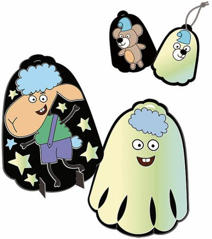 Отель у овечек. Аппликация светящимися наклейками фигурка+брелок "Самое лучшее привидение"