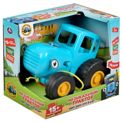 Музыкальный ТРАКТОР Синий трактор 15 песен,звуков.свет.кор.бат. Умка в кор.72шт