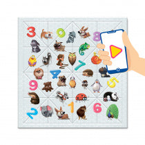 Головоломка с дополненной реальностью. 32 детали. Животные. 30х30,5 см. ГЕОДОМ