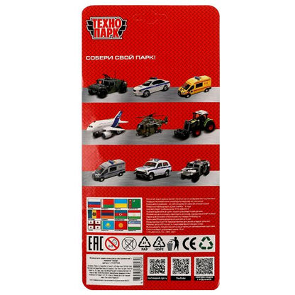 Modèle en plastique СВЕТОФОР С ДОРОЖНЫМИ ЗНАКАМИ, blister' ТЕХНОПАРК в кор.2*120шт