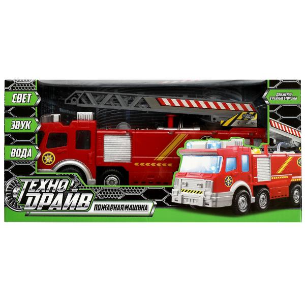 ПОЖАРНАЯ МАШИНА свет-звук-вода, кор.27,5*13,5*9см ТЕХНОДРАЙВ в кор.48шт