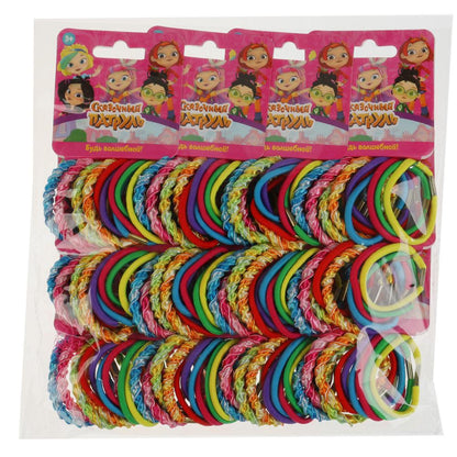 Аксесс. д/девочек СКАЗОЧНЫЙ ПАТРУЛЬ 10 резинок д/волос на карт. dans le paquet. МИЛАЯ ЛЕДИ уп-12шт в кор100уп