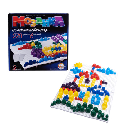 Мозаика комбинированная. 270 poissons, 6 étoiles, 2 étoiles (10 mm, 15 mm, 20 mm)