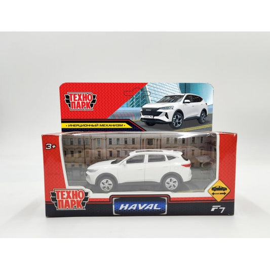 Машина металл haval f7 длина 10,5 см, инерц, белый, в кор. Технопарк в кор.2*36шт