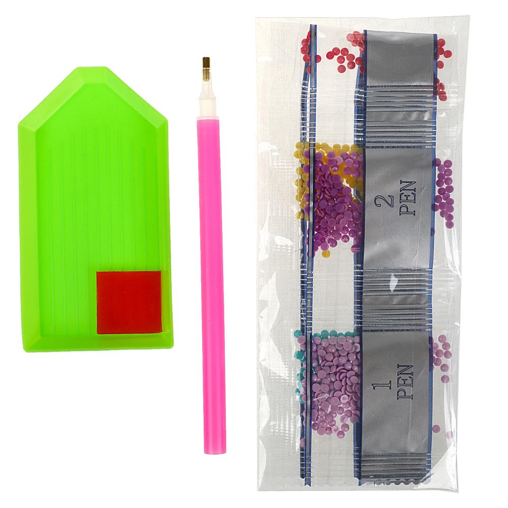 Алмазная мозаика-подвеска единорожка МУЛЬТИ АРТ в кор.48шт