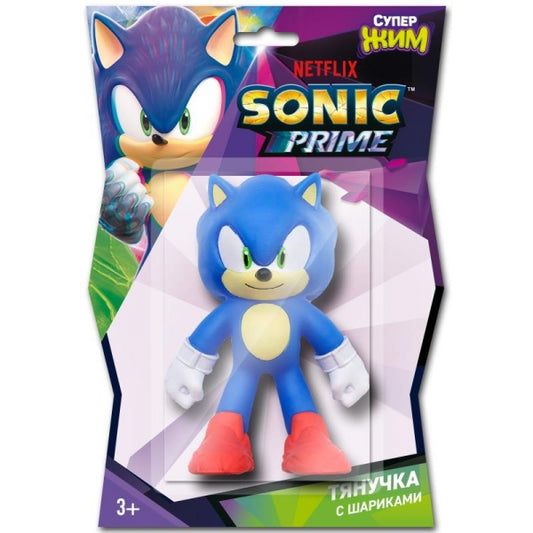 Тянучка антистресс с шариками, блистер Sonic Супер Жим в кор.12шт