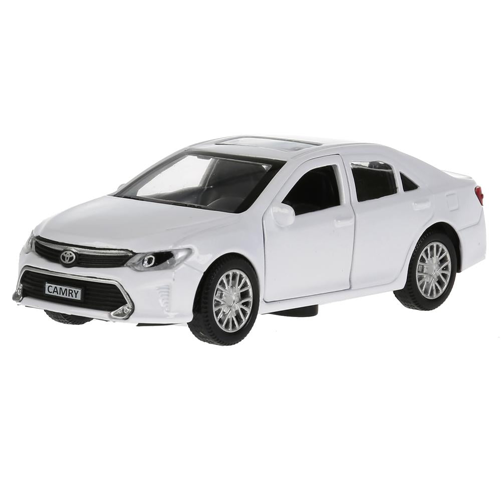 Машина металл "TOYOTA CAMRY", длина 12см, открыв. двери, инерц., белый в кор. Технопарк в кор.2*36шт