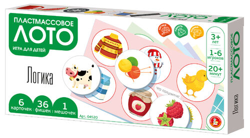04520 Лото пластмассовое "Логика"