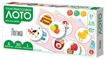 04520 Лото пластмассовое "Логика"