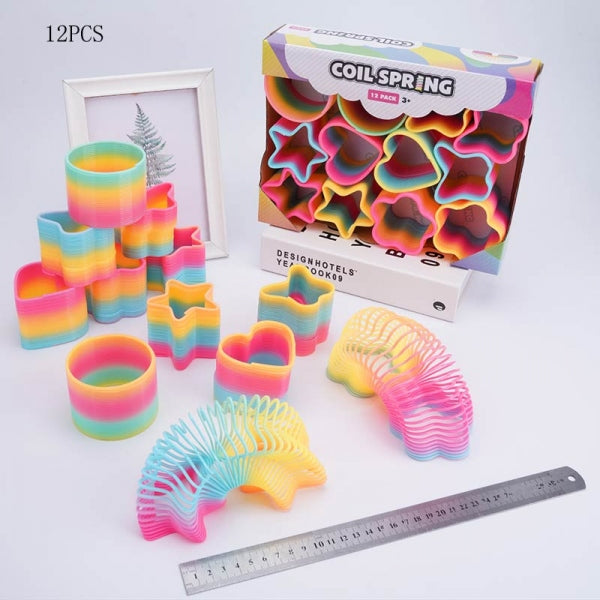 Пружинка-радуга в ассорт. MCS1028 dans l'écran jusqu'à 12 pouces dans la cor.2*20 pouces