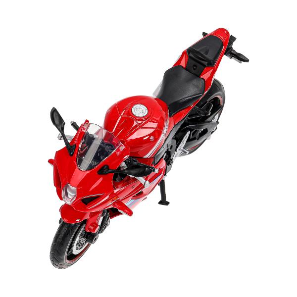 Модель металл suzuki gsx-r1000 МОТОЦИКЛ, 17 см, вращающийся руль, подвеска Технопарк в кор.24шт
