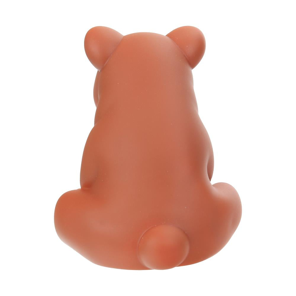 Игрушка пластизоль для ванны мишка, в сетке КАПИТОШКА в кор.2*144шт