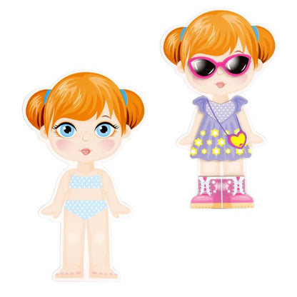 ДК.Игра магнитная "Одевашки. Лиза". Série Магнитные истории арт.01912 /14