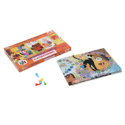 Любимые герои. Супермикс. Союзмультфильм. Настольная игра. 217х330х27 мм. Умные игры в кор.20шт