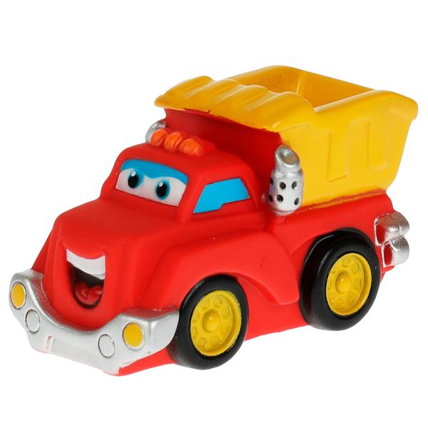 Игрушка пластизоль для ванны грузовичок сетка с хэн-тэгом КАПИТОШКА в кор.72шт