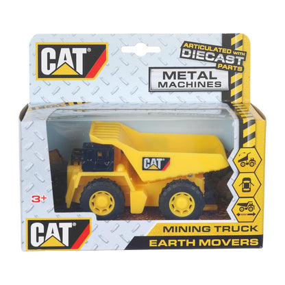 Машина металл caterpillar КАРЬЕРНЫЙ САМОСВАЛ, 12 см, двери, инерция Технопарк в кор.2*24шт