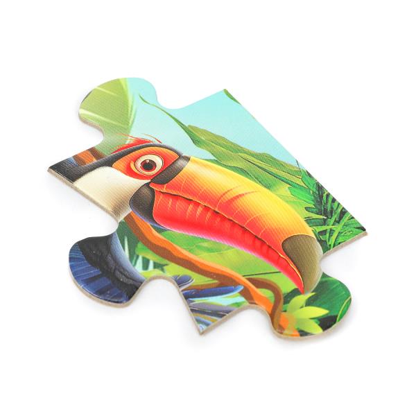 Весёлые джунгли. Макси-пазлы в коробке. Пазл 35 деталей. 180х127х35 мм. Умные игры в кор.24шт