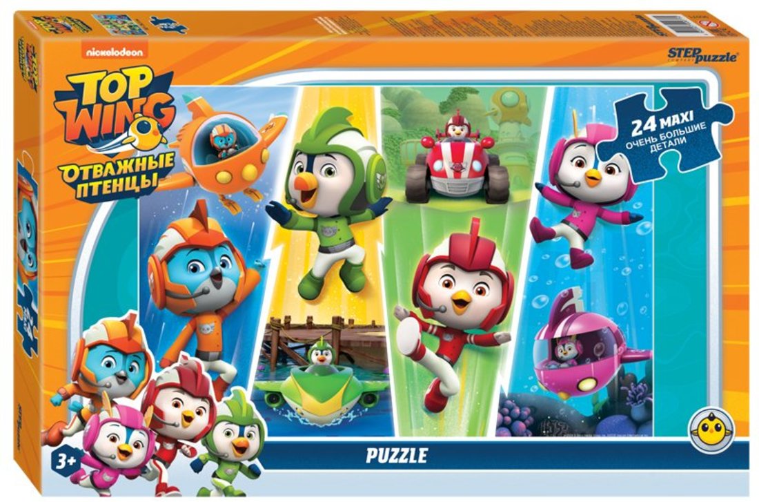 90071 Мозаика "puzzle" maxi 24 "Отважные птенцы"