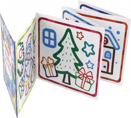 Подарки Деда Мороза: книжка-гармошка