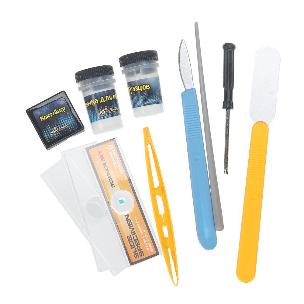 Игрушка опыты микроскопа IQ Эксперимент в кор.36шт