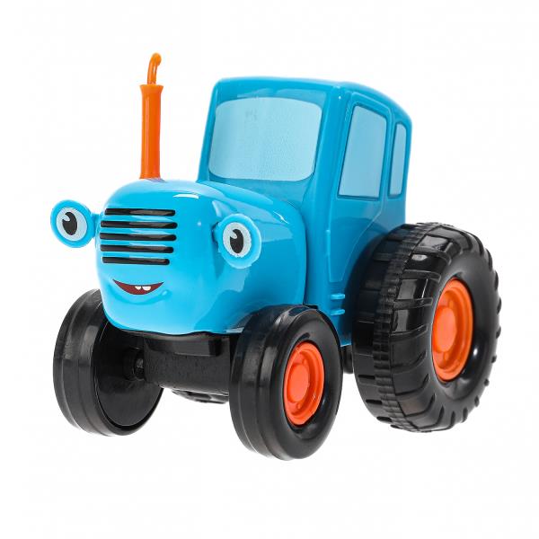 Машина металл СИНИЙ ТРАКТОР синий трактор длина 7,5 см, синий, блист. Технопарк в кор.2*60шт