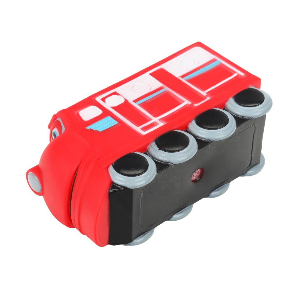 Игрушка пластизоль для ванны ПОЕЗД, в сетке КАПИТОШКА в кор.2*144шт