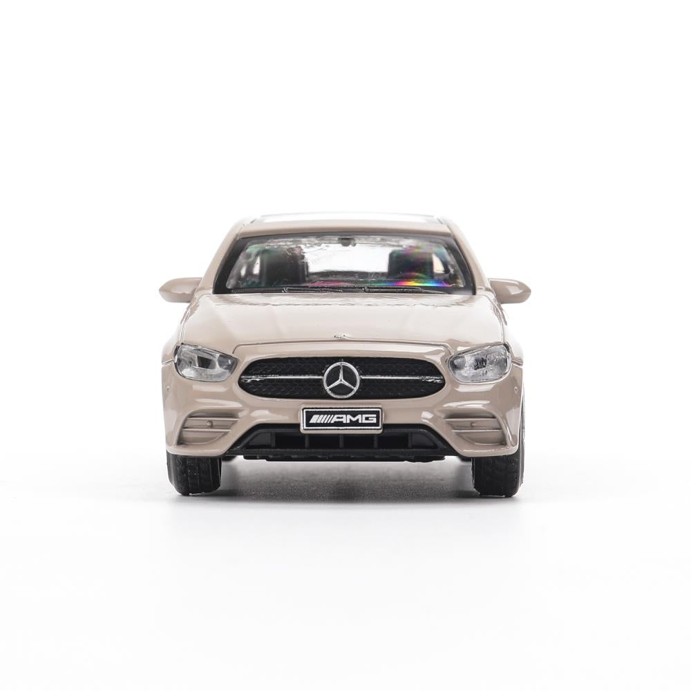 Машина металл MERCEDES-BENZ classe e amg 12см, дв,баг,ин,золотистый, кор. Parc technologique dans le cor.2*36шт
