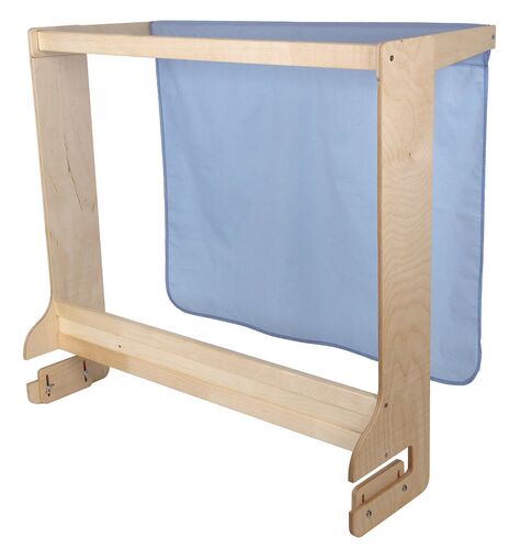 Ширма деревянная для кукольного theatre (76,5 cm x 36,5 cm x 69,5 cm) noir.