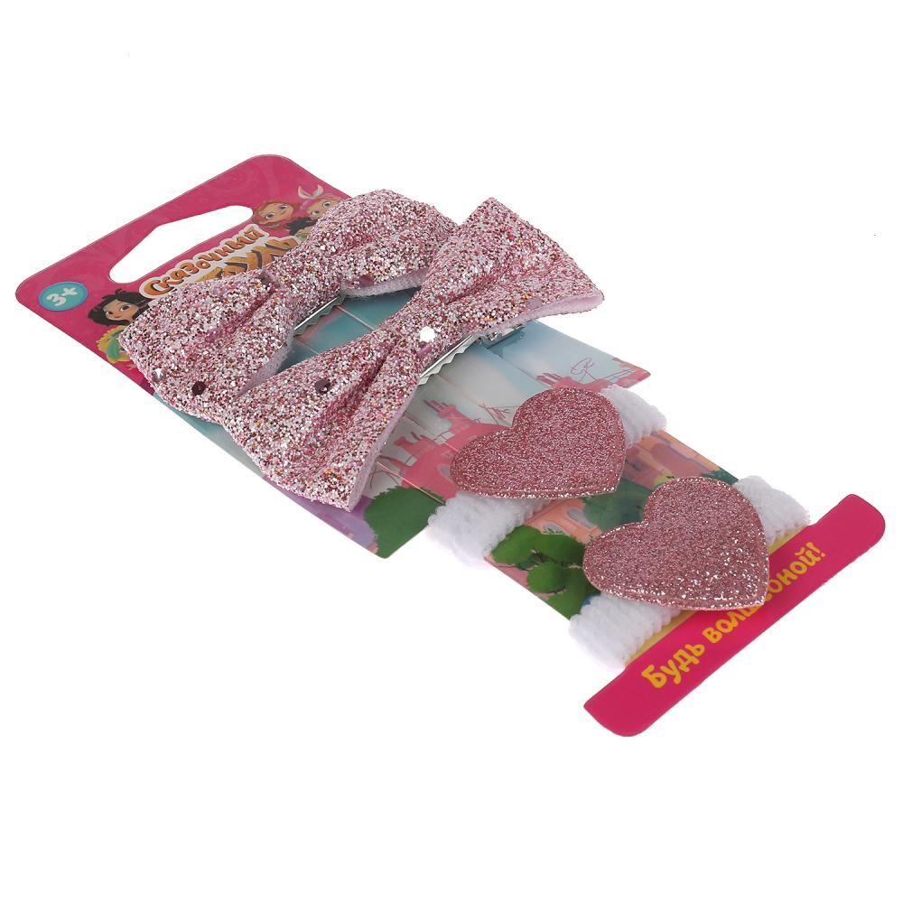 Аксесс д/девочек СКАЗОЧНЫЙ ПАТРУЛЬ набор (банты/сердца) на carte. dans le paquet. МИЛАЯ ЛЕДИ уп-12шт в кор87уп