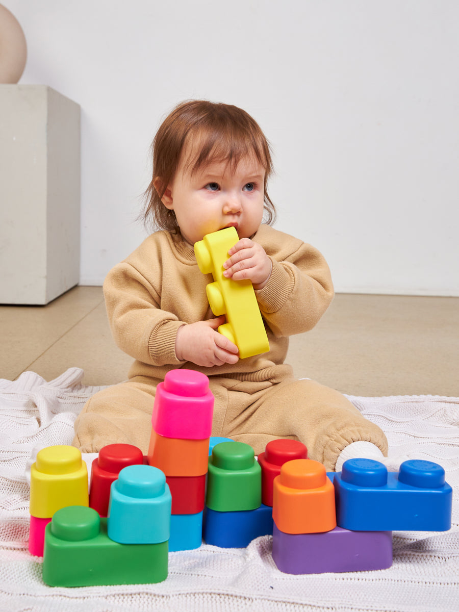 01584 ЦАРСТВО 188023 МЯГКИЕ КИРПИЧИКИ. КОНСТРУКТОР ИЗ МЯГКОГО МАТЕРИАЛА ДЛЯ САМЫХ МАЛЕНЬКИХ. 14 ДЕ