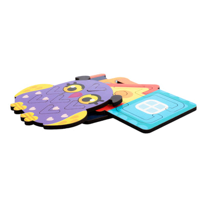 Трафареты из дерева Далекий край Лес (10 шт.)