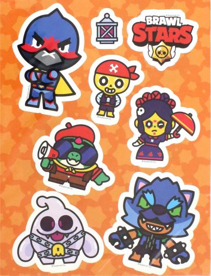Brawl Stars. 33 уникальные наклейки (Арт.NA0019)