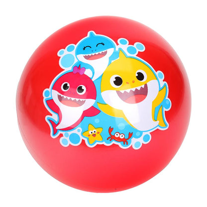 AD-9(SHARK) (144) Мяч пвх 23 см акуленок с наклейкой, в сетке ИГРАЕМ ВМЕСТЕ в кор.144шт